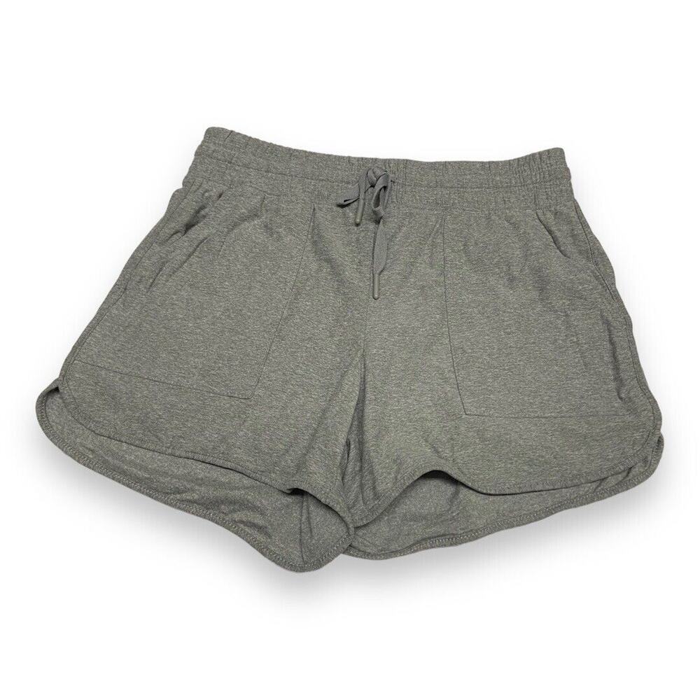 5/$35 Athletic Works Womens Shorts Sz XS 0 2 Gray New Drawstring Knit
